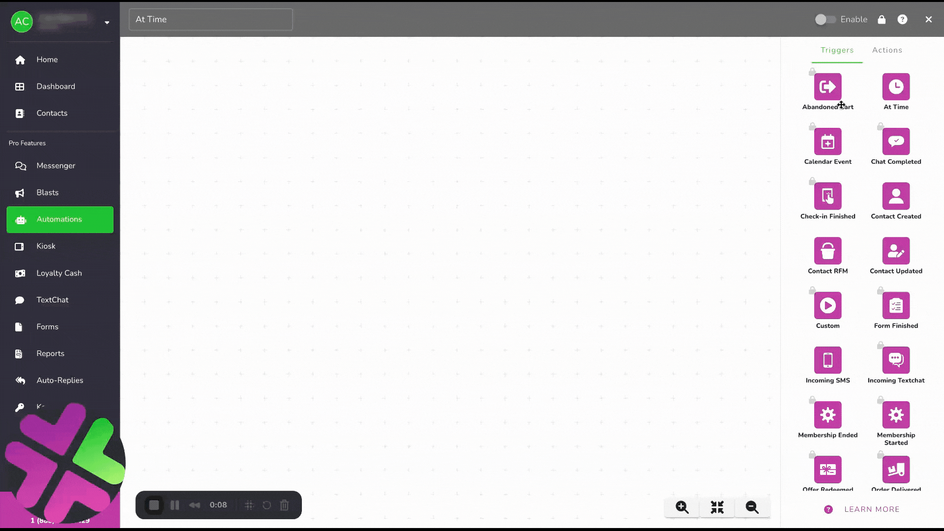 At Time Trigger Block Gif