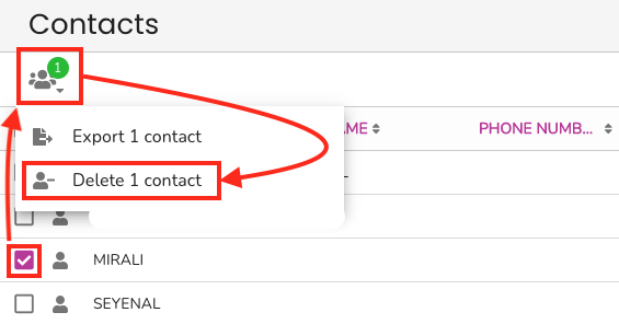 How to Delete Contacts1-1