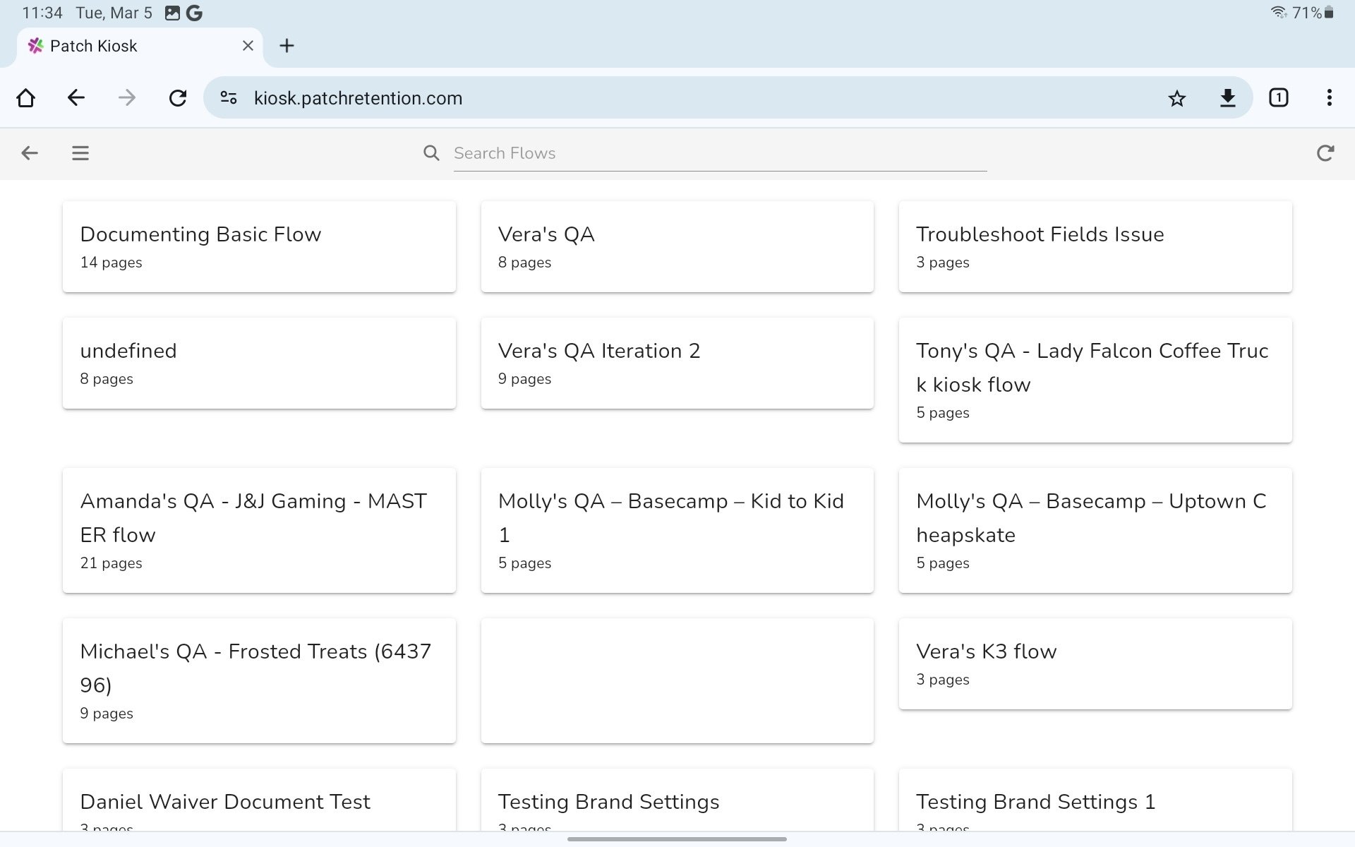 How to Install the Patch Kiosk Web App on an Android device